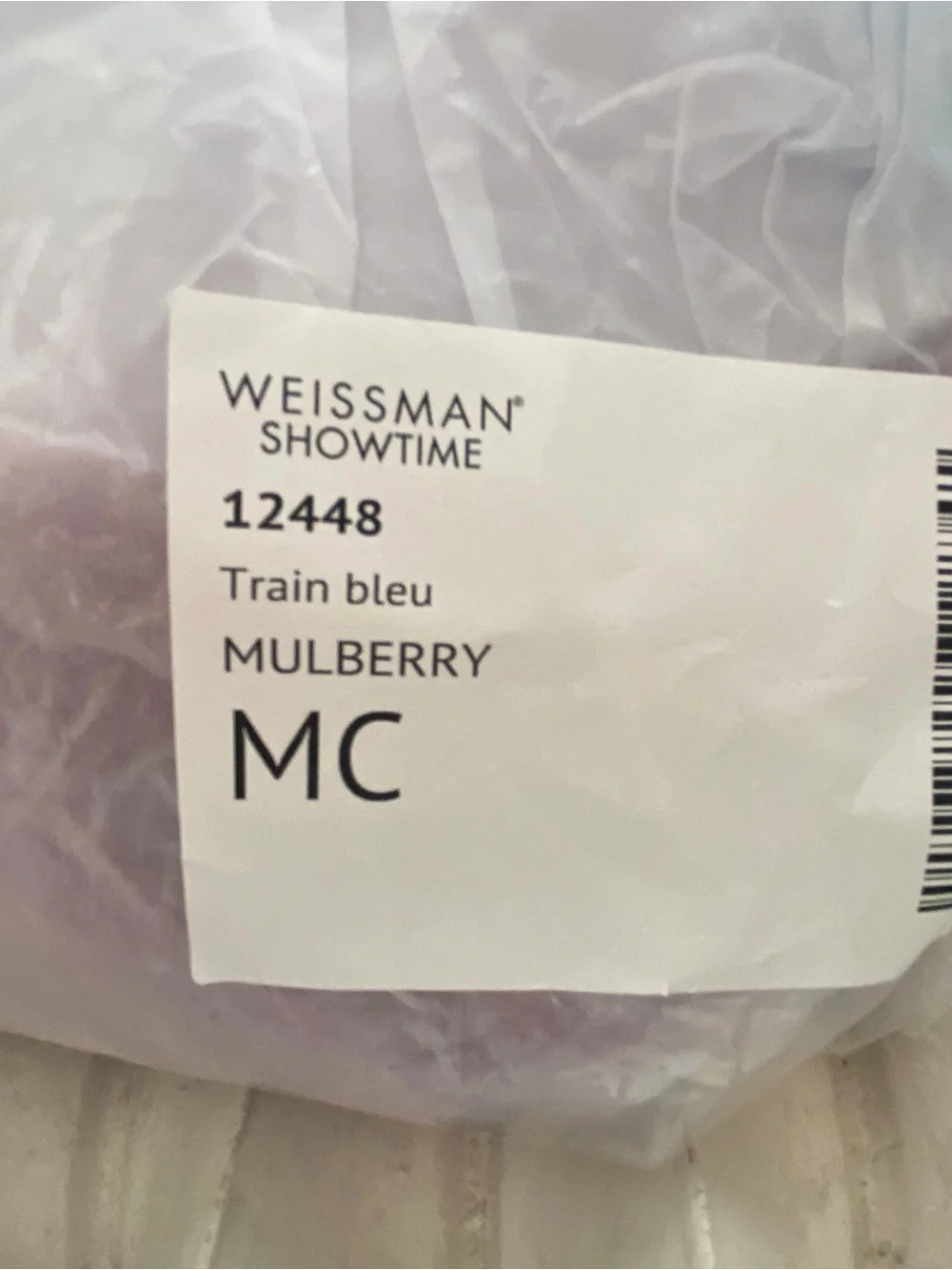 Weissman Train Bleu 12448